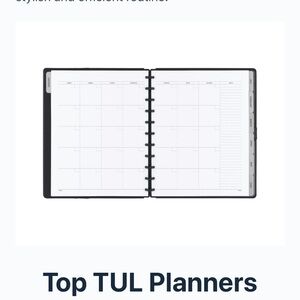 Tul refillable planner